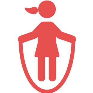 girl rope skipping vers. 2